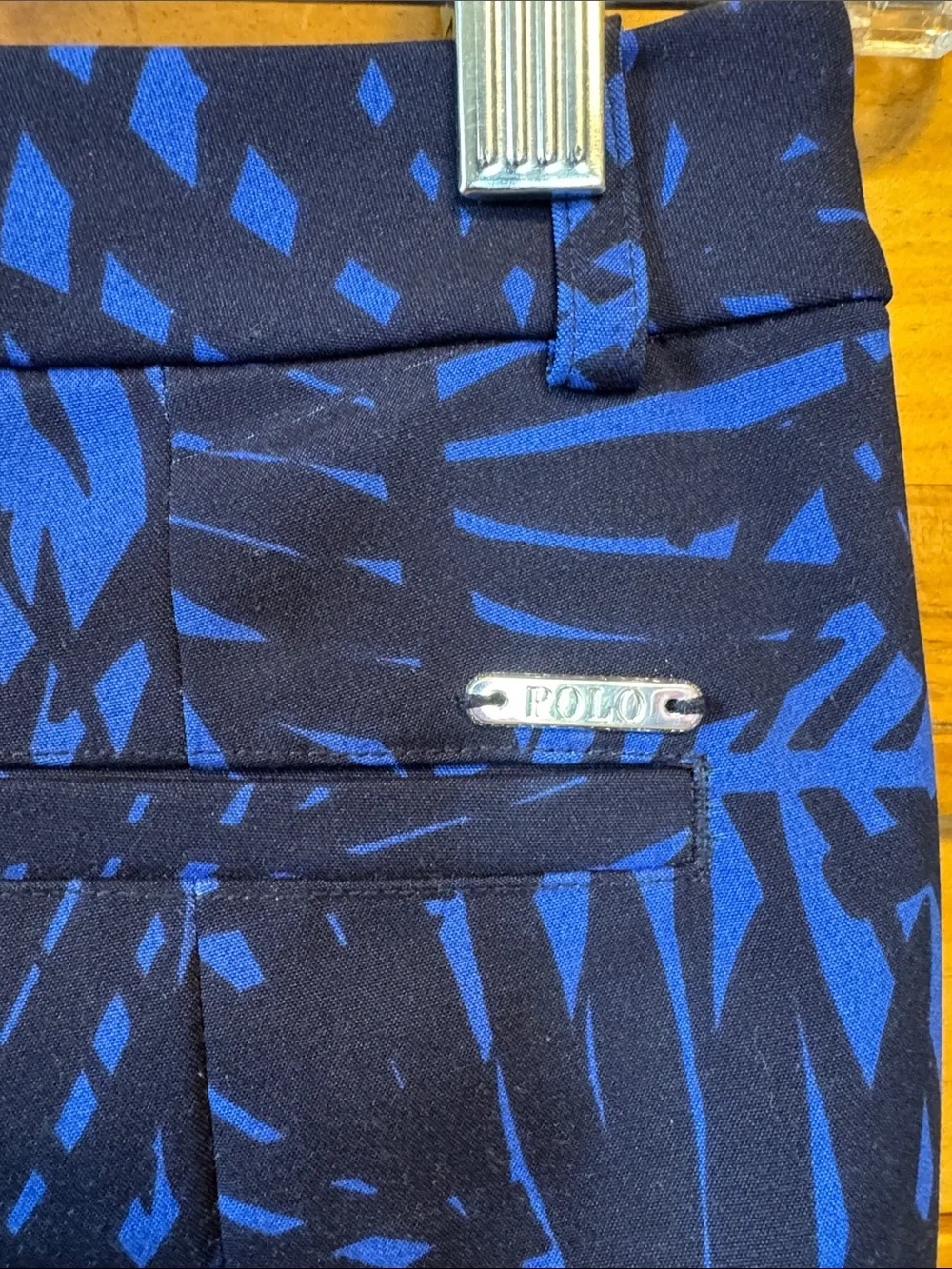 Polo Ralph Lauren Blue Palm-Print Golf Pants